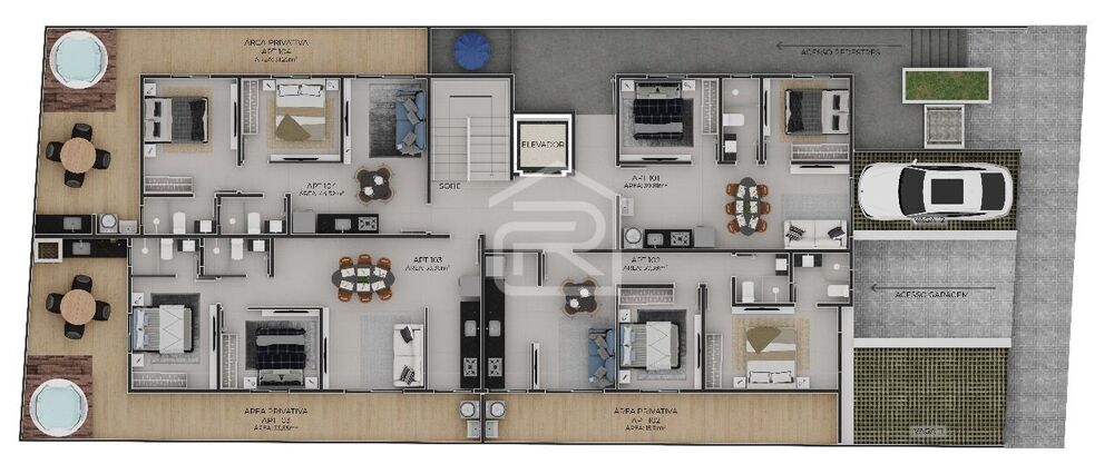 Cobertura, 2 quartos, 44 m² - Foto 28
