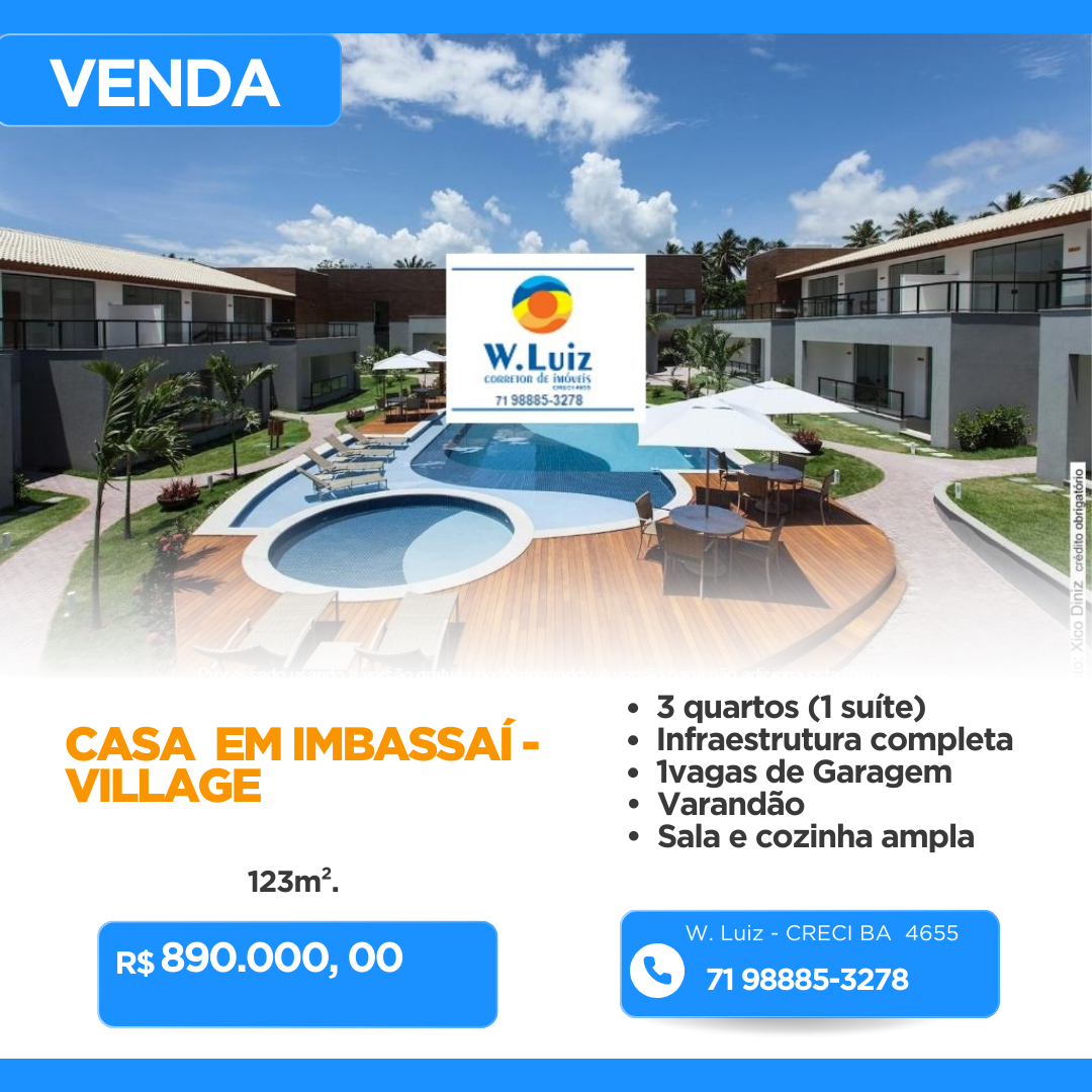 Casa de Condomínio à venda com 3 quartos, 123m² - Foto 1