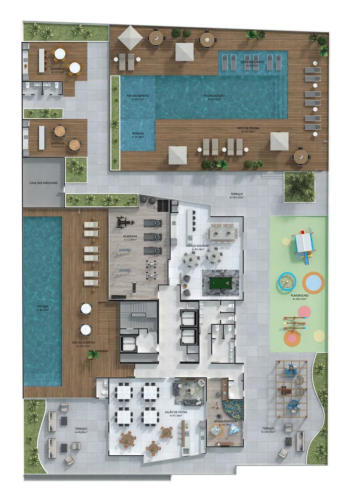 Apartamento, 2 quartos, 77 m² - Foto 3