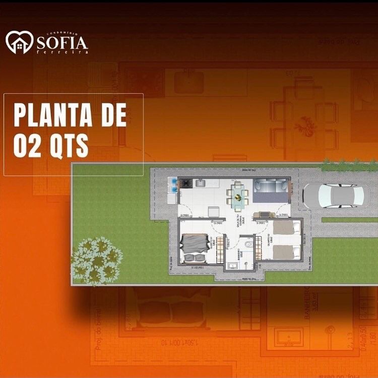 Casa de Condomínio à venda com 2 quartos, 47m² - Foto 2