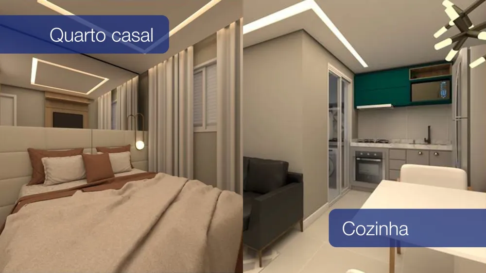 Apartamento, 1 quarto, 34 m² - Foto 2
