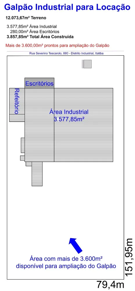 Depósito-Galpão, 12073 m² - Foto 3