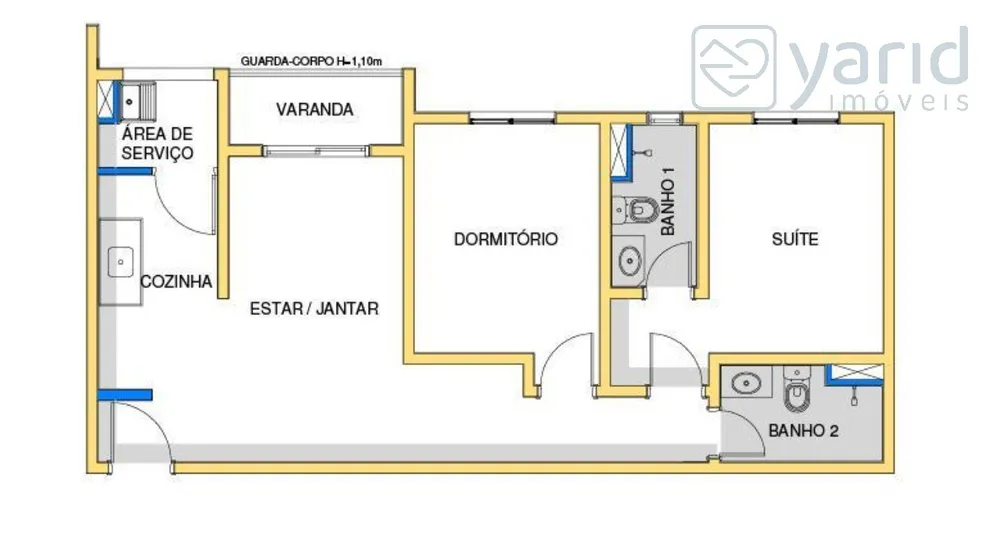 Apartamento, 2 quartos, 56 m² - Foto 16