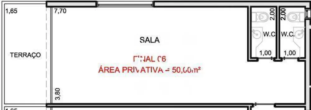 Sala-Conjunto, 50 m² - Foto 2