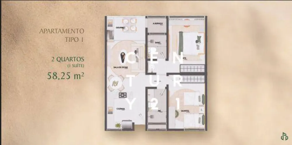 Apartamento, 2 quartos, 58 m² - Foto 8