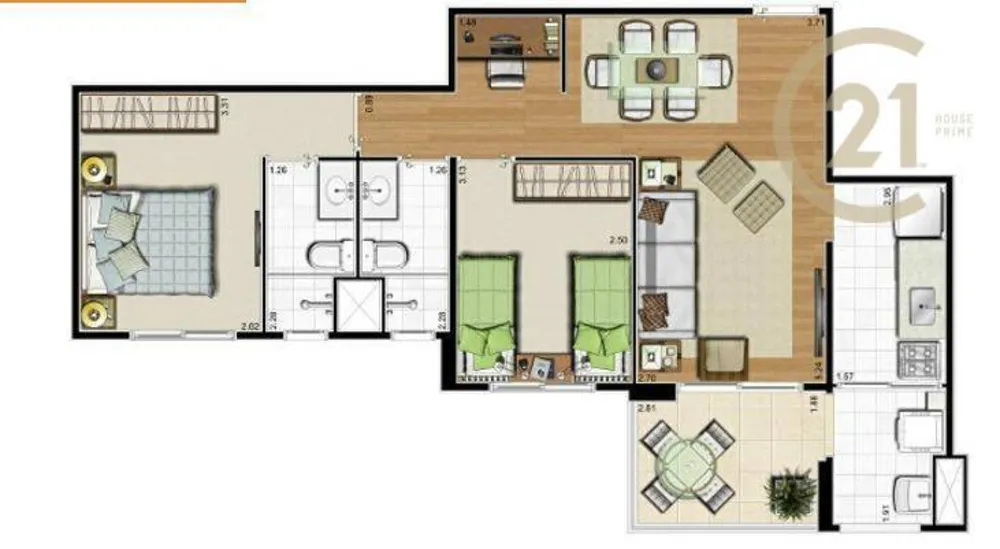 Apartamento, 3 quartos, 87 m² - Foto 14