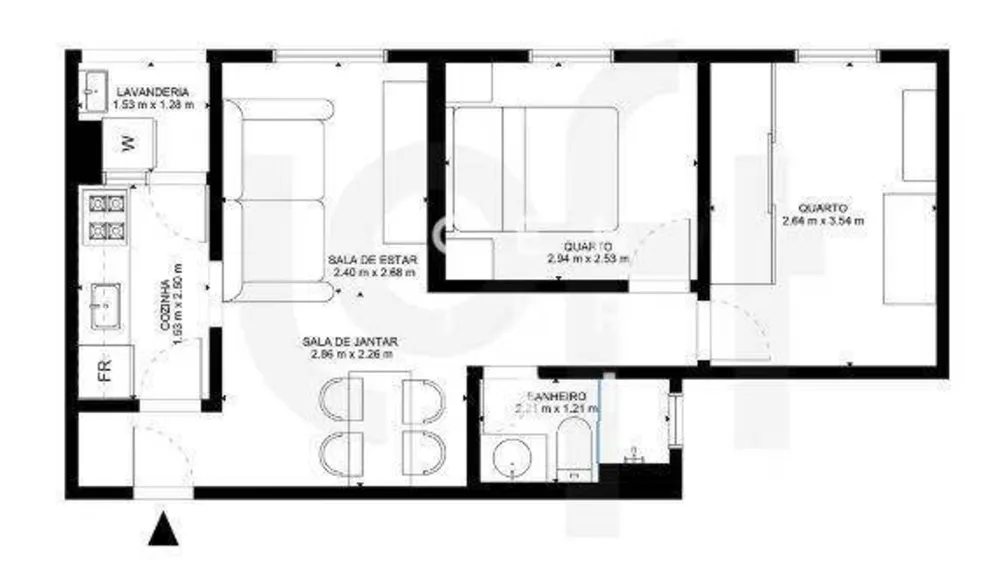 Apartamento, 2 quartos, 48 m² - Foto 8