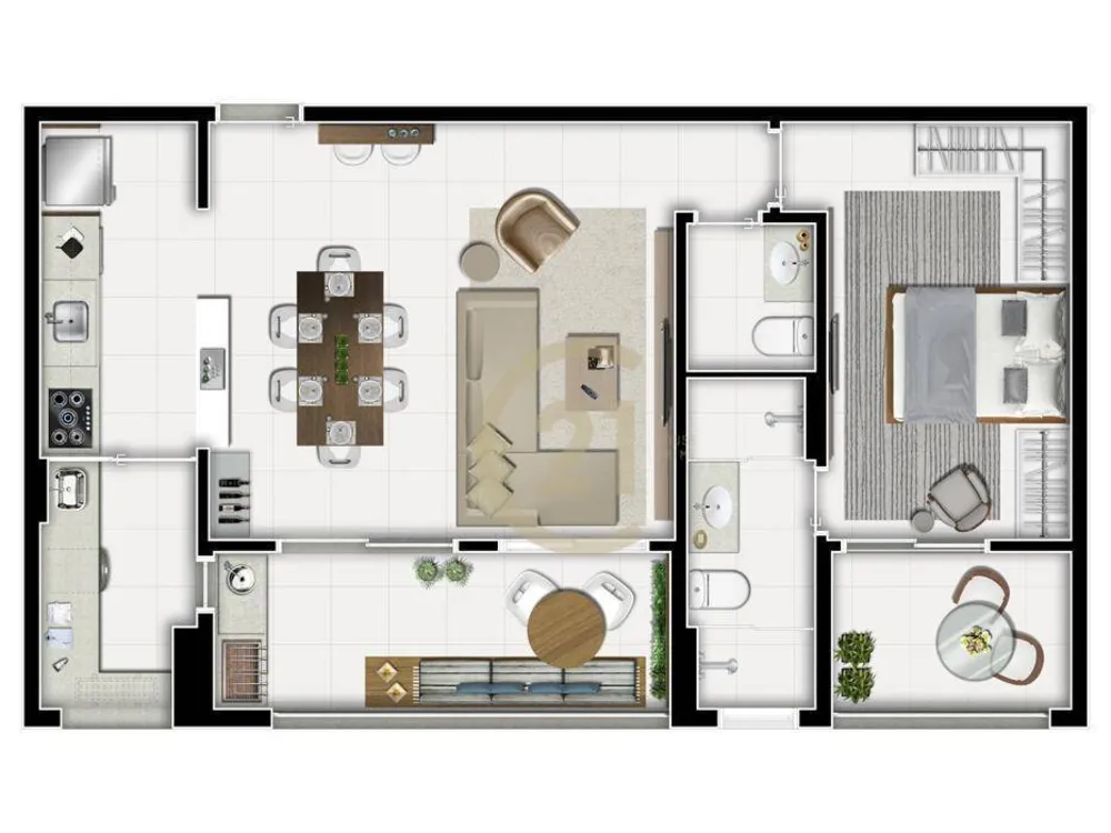 Apartamento, 2 quartos, 70 m² - Foto 8