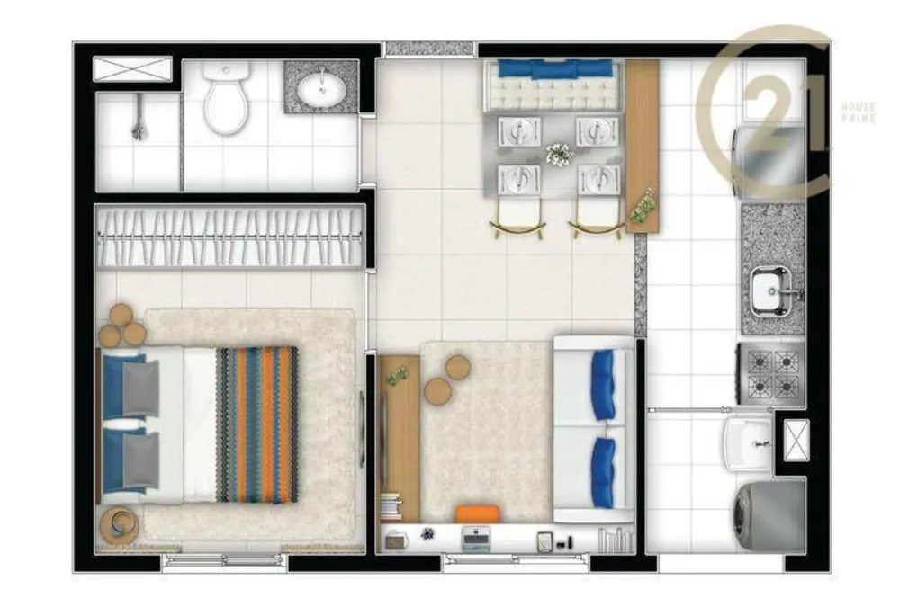 Apartamento, 2 quartos, 49 m² - Foto 8