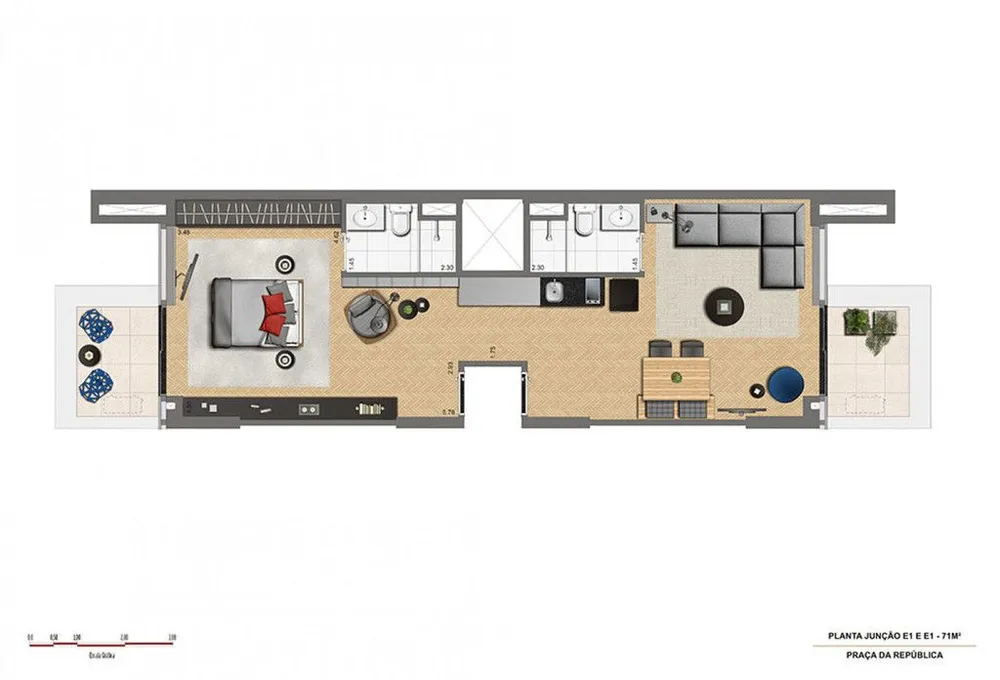 Apartamento, 1 quarto, 28 m² - Foto 7