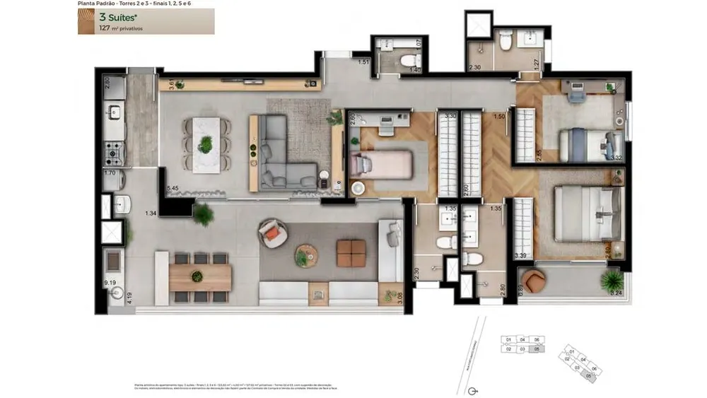 Apartamento, 3 quartos, 285 m² - Foto 16