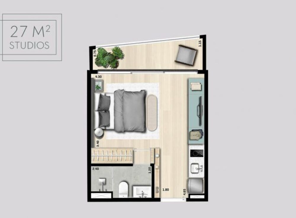 Apartamento à venda com 2 quartos, 47m² - Foto 33