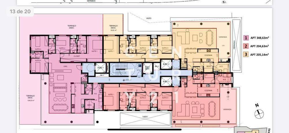 Apartamento, 3 quartos, 195 m² - Foto 6
