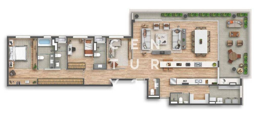 Apartamento, 3 quartos, 195 m² - Foto 5