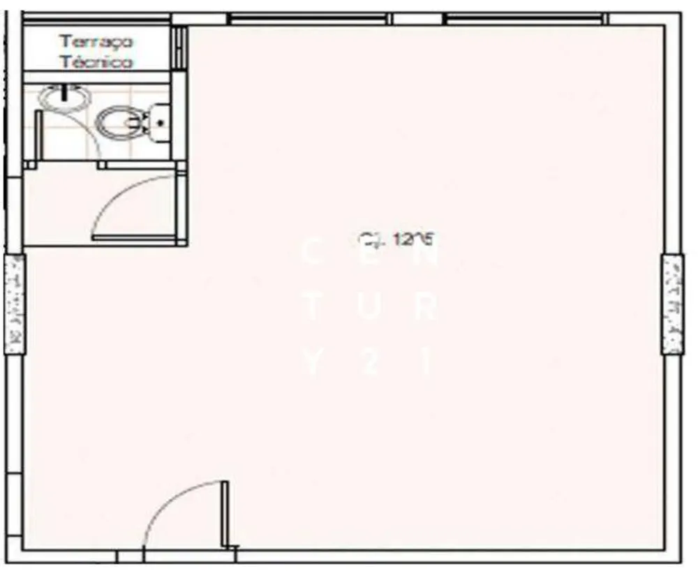 Sala-Conjunto, 40 m² - Foto 3