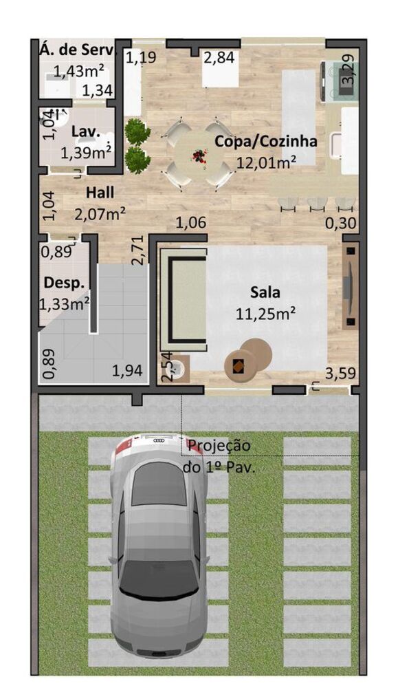 Casa de Condomínio, 2 quartos - Foto 5