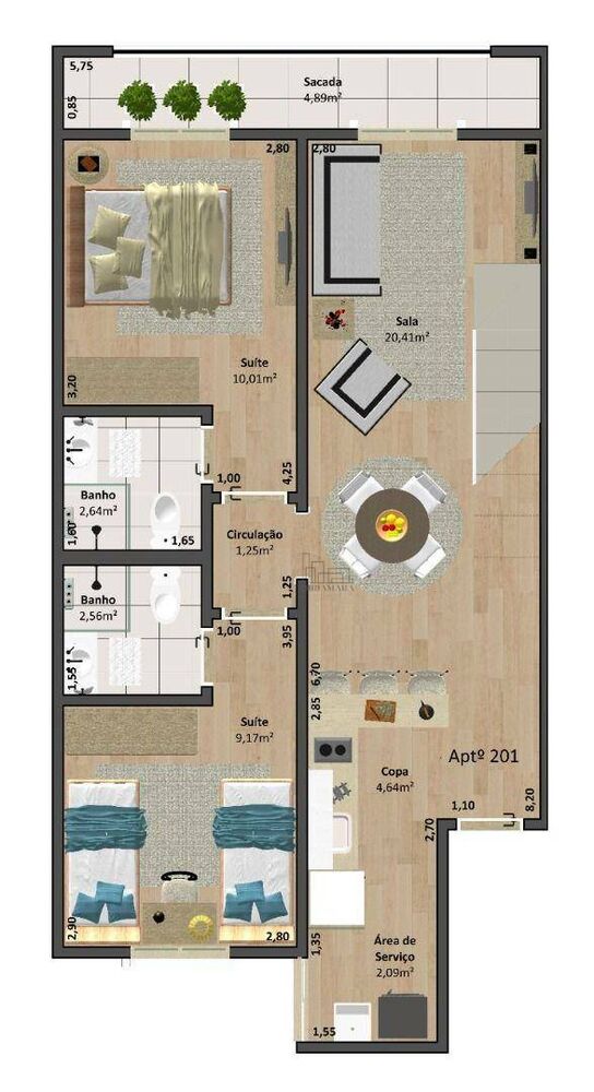 Cobertura à venda com 3 quartos, 94m² - Foto 5