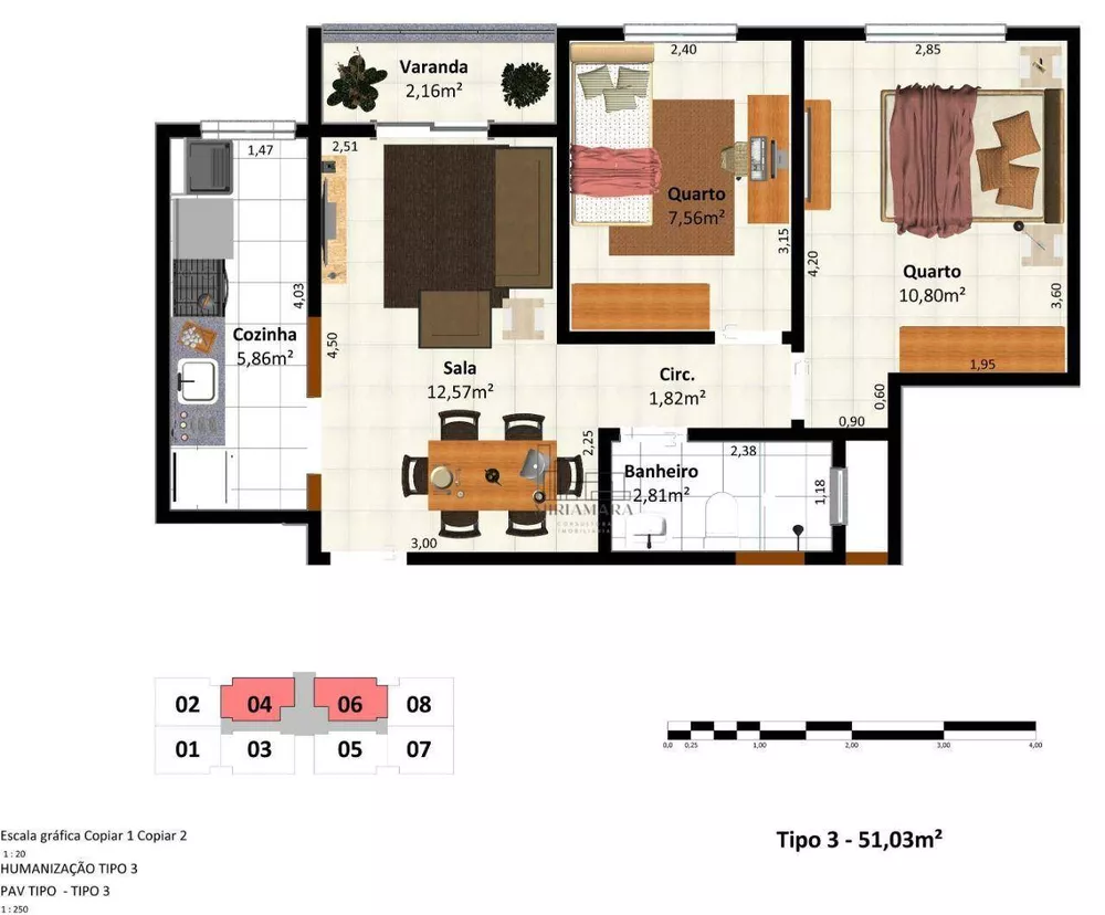 Apartamento, 2 quartos, 51 m² - Foto 18