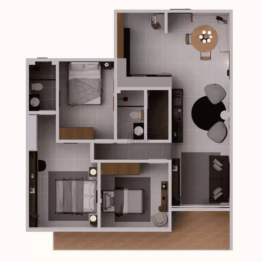 Apartamento, 3 quartos, 99 m² - Foto 4
