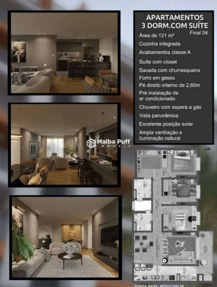 Apartamento, 3 quartos, 218 m² - Foto 1