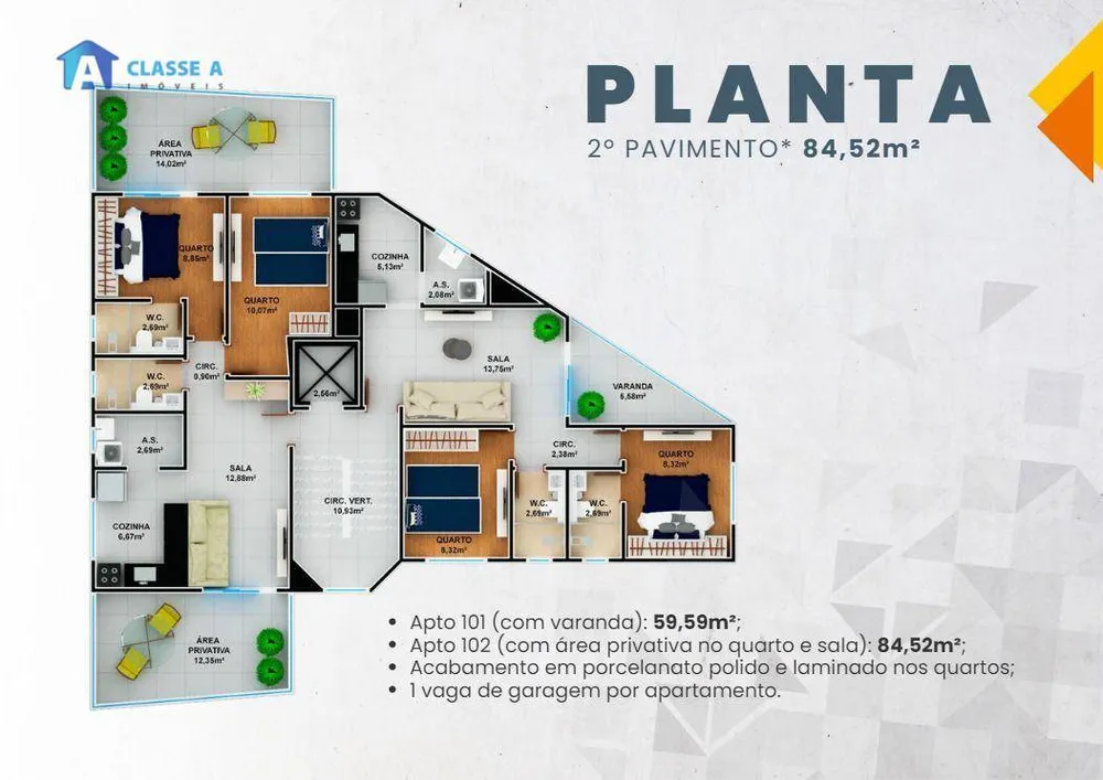 Apartamento, 2 quartos, 82 m² - Foto 13