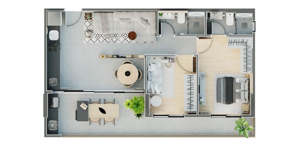 Apartamento, 2 quartos, 65 m² - Foto 9