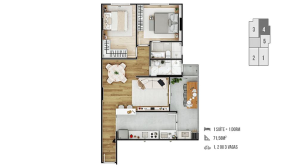 Apartamento, 2 quartos, 69 m² - Foto 20
