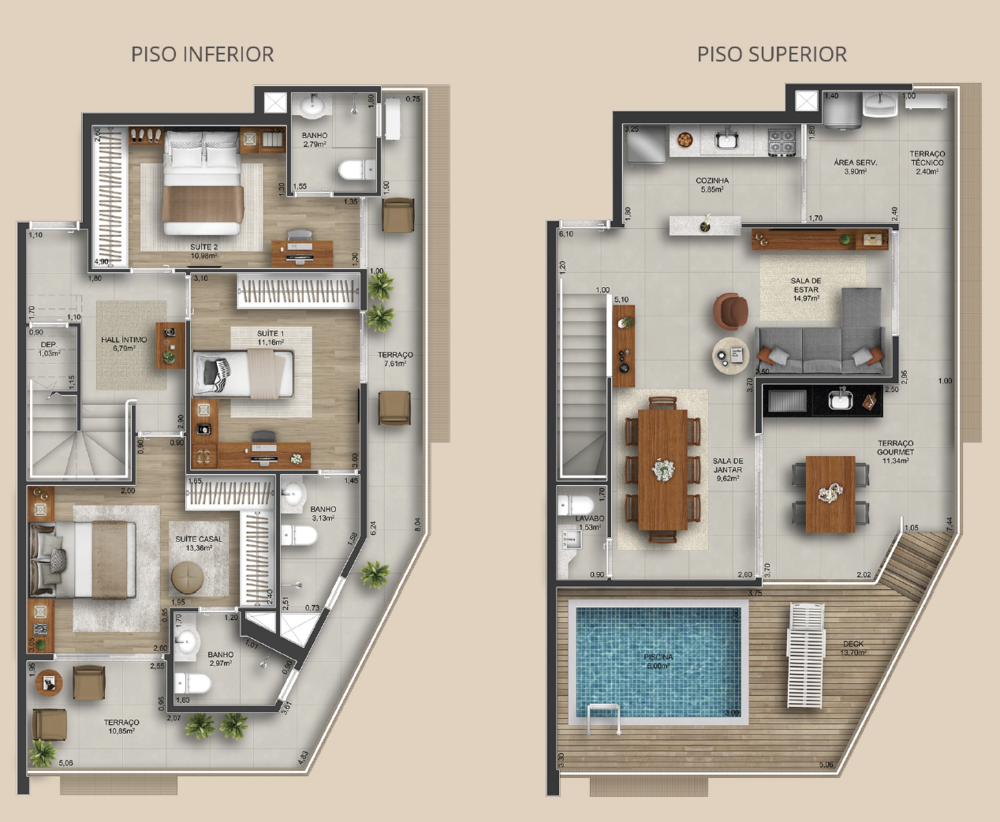 Apartamento, 2 quartos, 74 m² - Foto 34