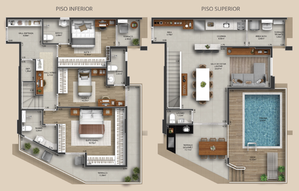 Apartamento, 2 quartos, 74 m² - Foto 33
