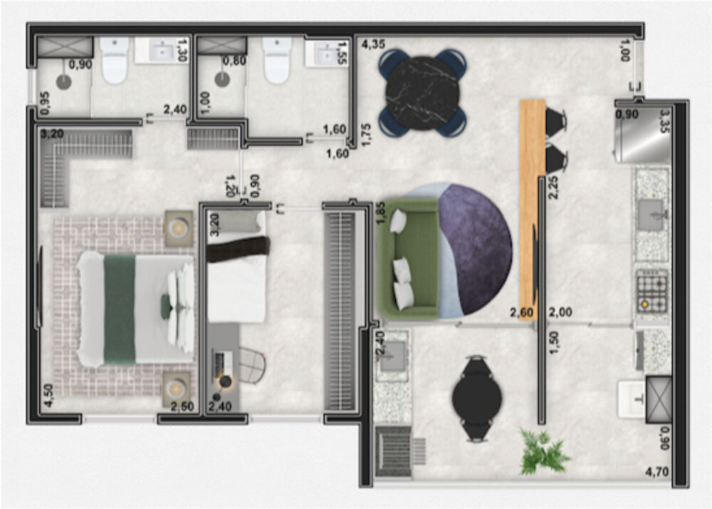 Apartamento, 2 quartos, 68 m² - Foto 25