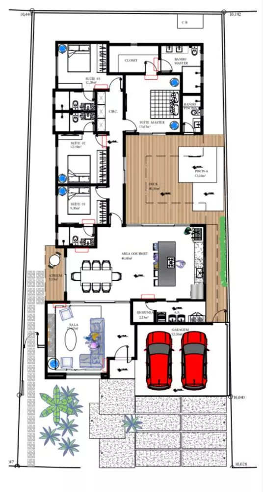 Casa de Condomínio à venda com 4 quartos, 258m² - Foto 2