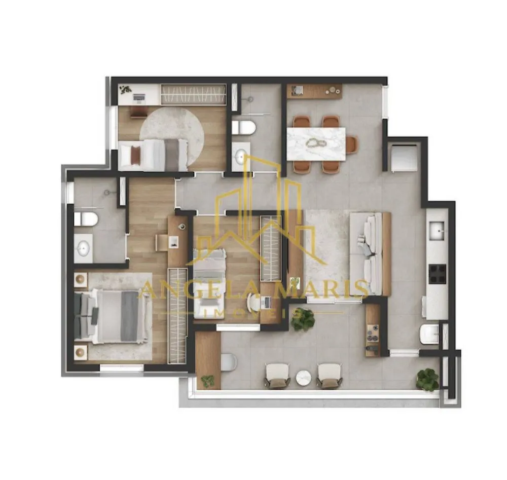 Apartamento, 2 quartos - Foto 1