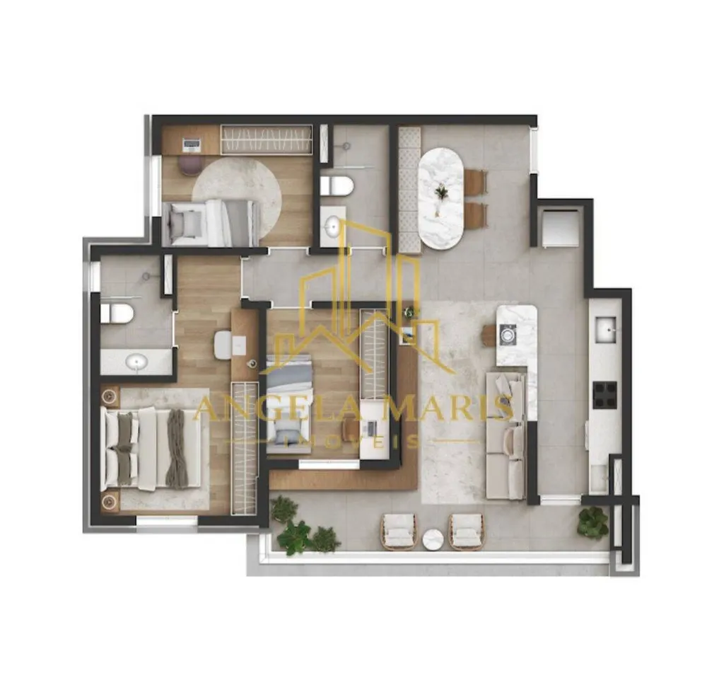 Apartamento, 2 quartos - Foto 2