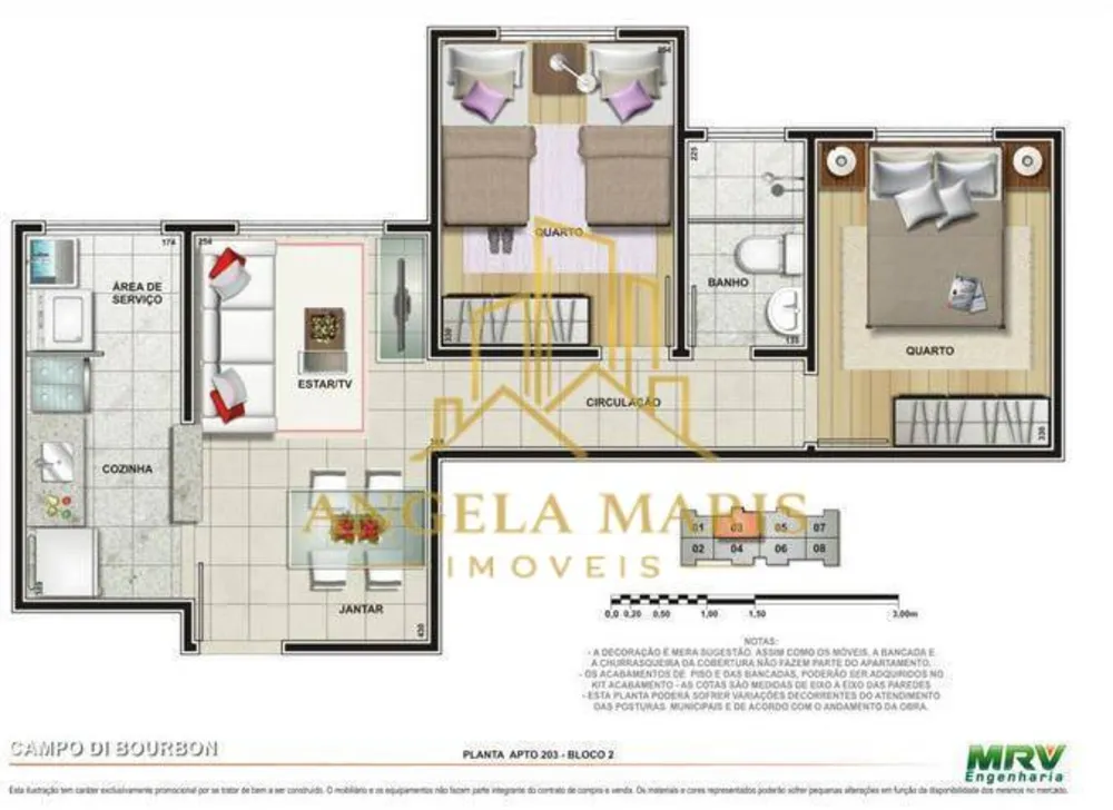 Apartamento, 2 quartos, 45 m² - Foto 7
