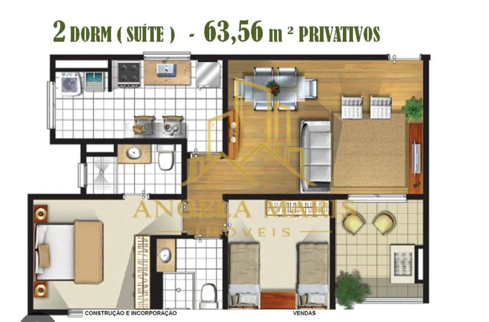 Apartamento, 2 quartos, 63 m² - Foto 8