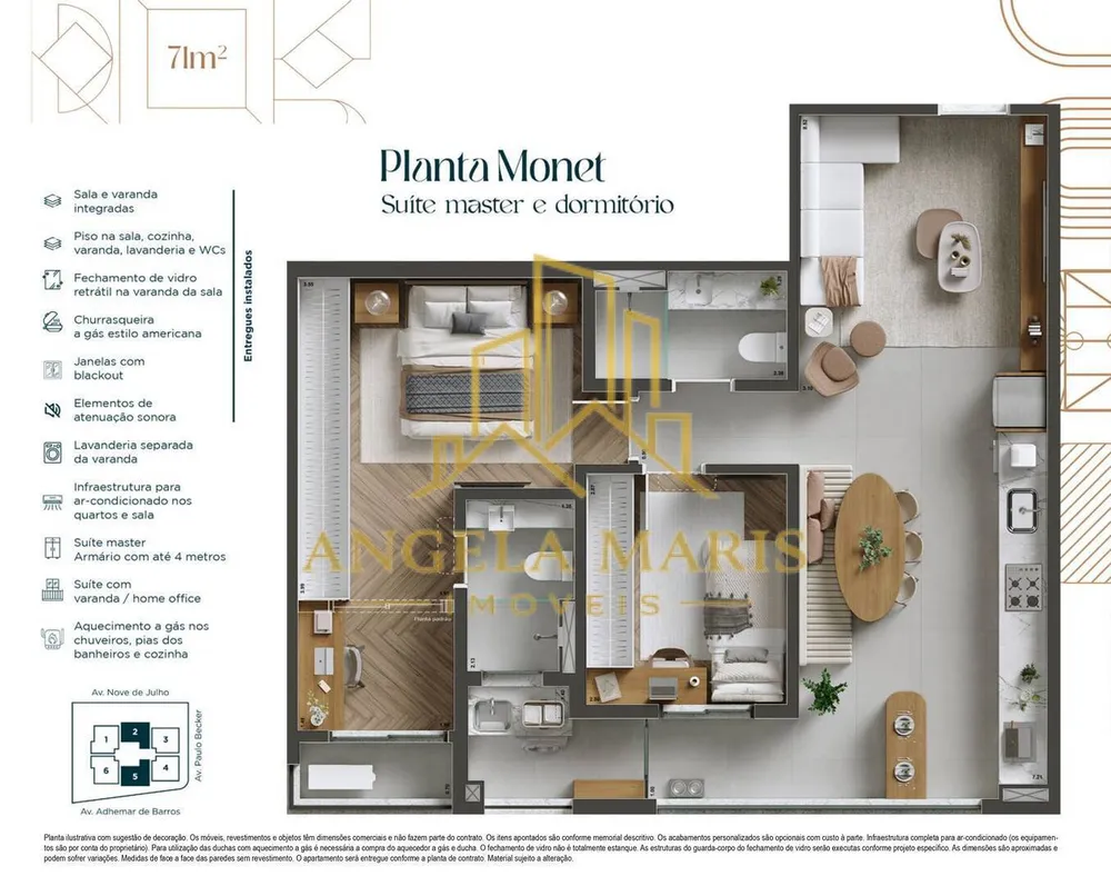Apartamento, 2 quartos, 71 m² - Foto 5