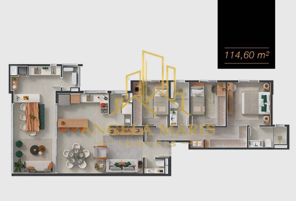 Apartamento, 3 quartos, 114 m² - Foto 6