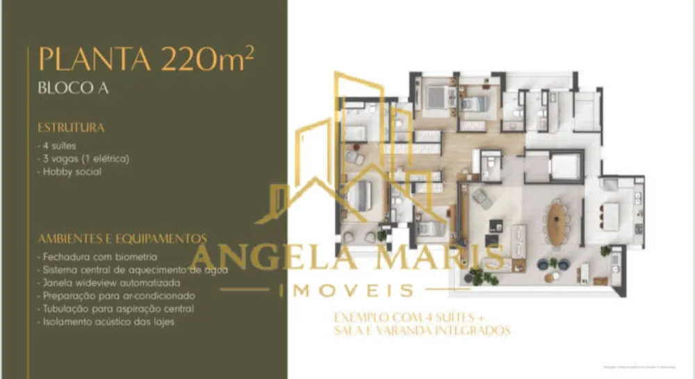 Apartamento, 4 quartos, 220 m² - Foto 1