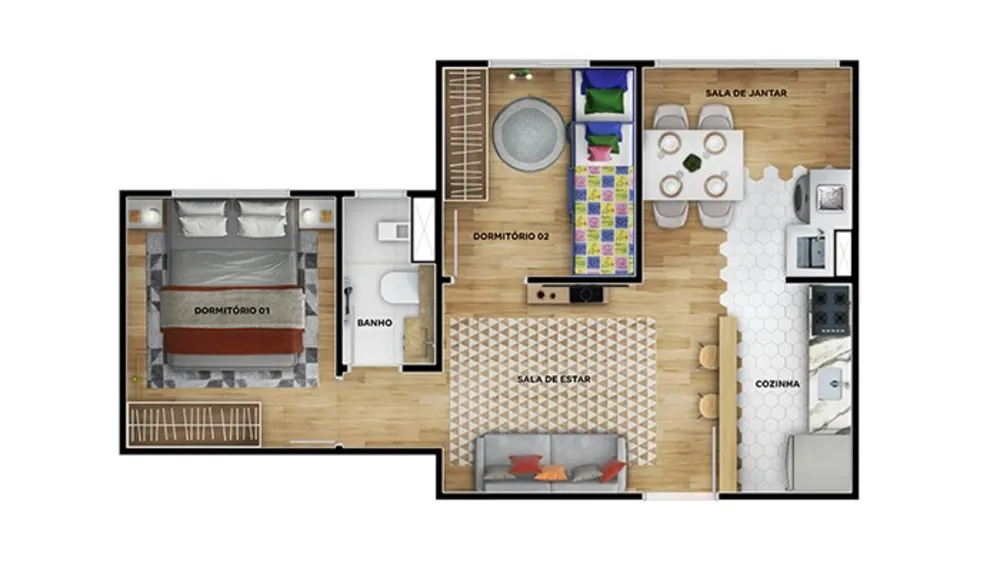 Apartamento, 2 quartos, 38 m² - Foto 11