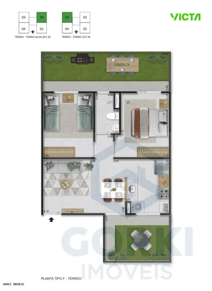 Apartamento, 2 quartos, 40 m² - Foto 12