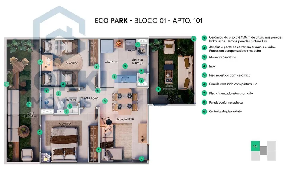 Apartamento, 2 quartos, 41 m² - Foto 12