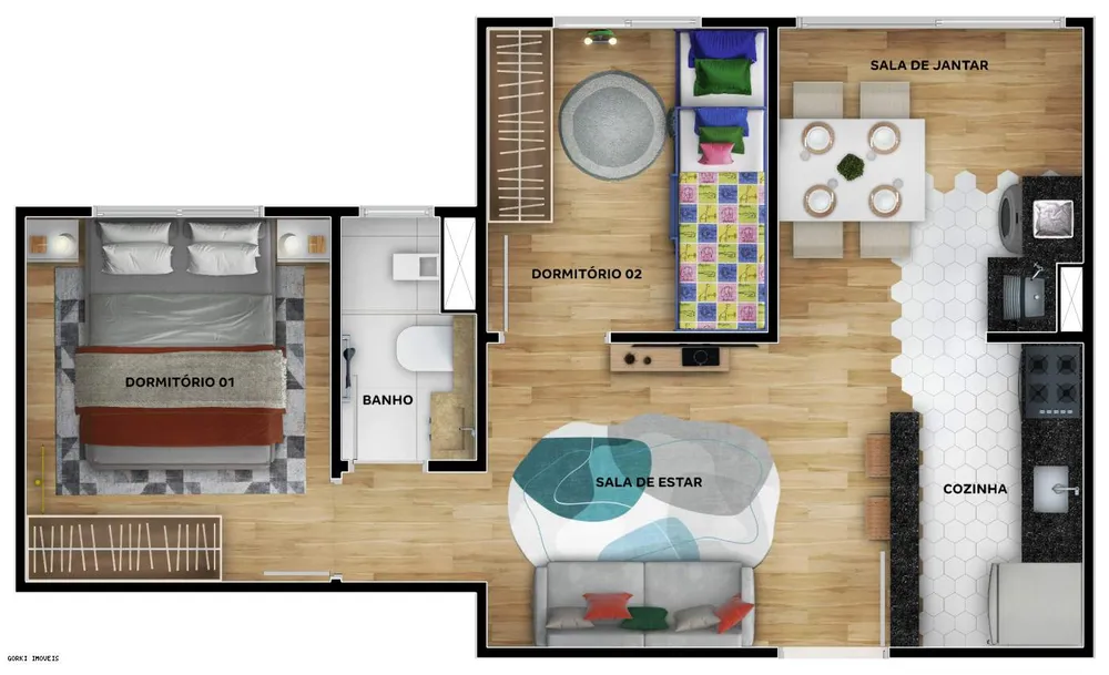 Apartamento, 2 quartos, 38 m² - Foto 12