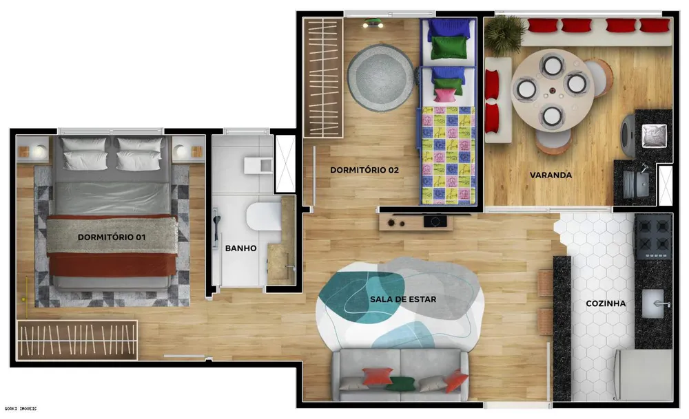 Apartamento, 2 quartos, 38 m² - Foto 11