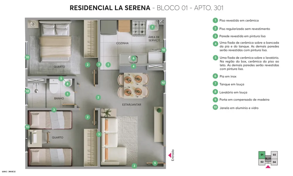 Apartamento, 2 quartos, 38 m² - Foto 11