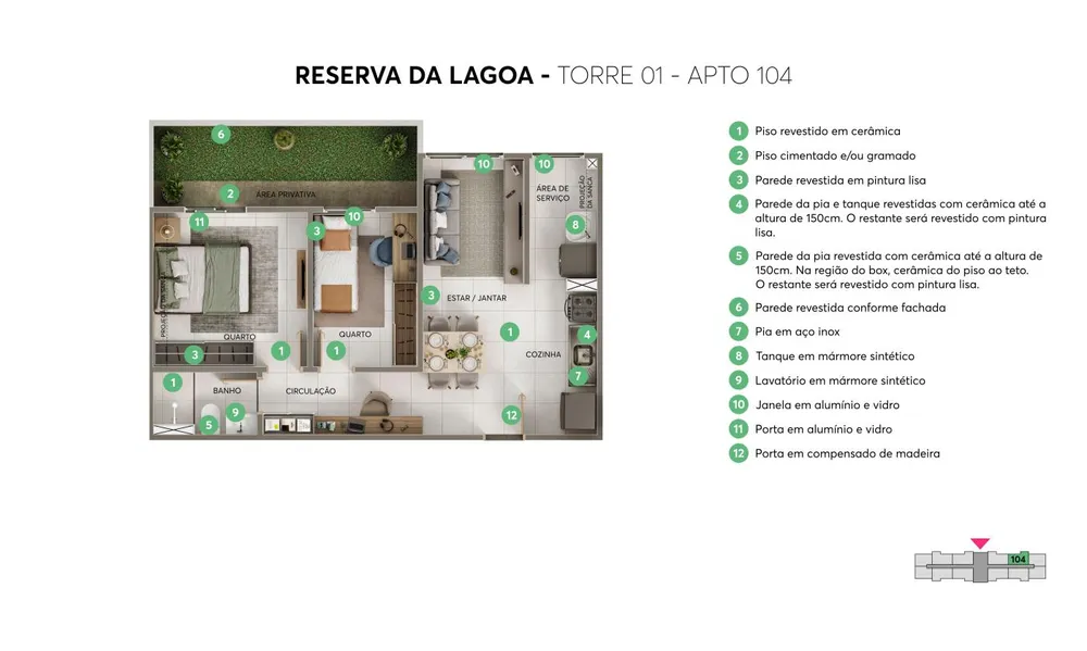 Apartamento, 2 quartos, 39 m² - Foto 12
