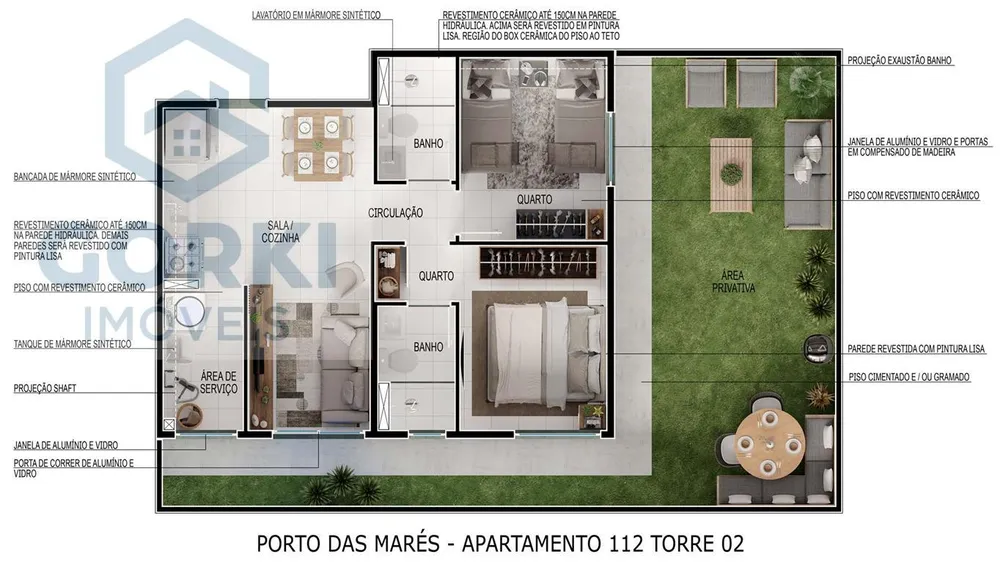 Apartamento, 2 quartos, 45 m² - Foto 11