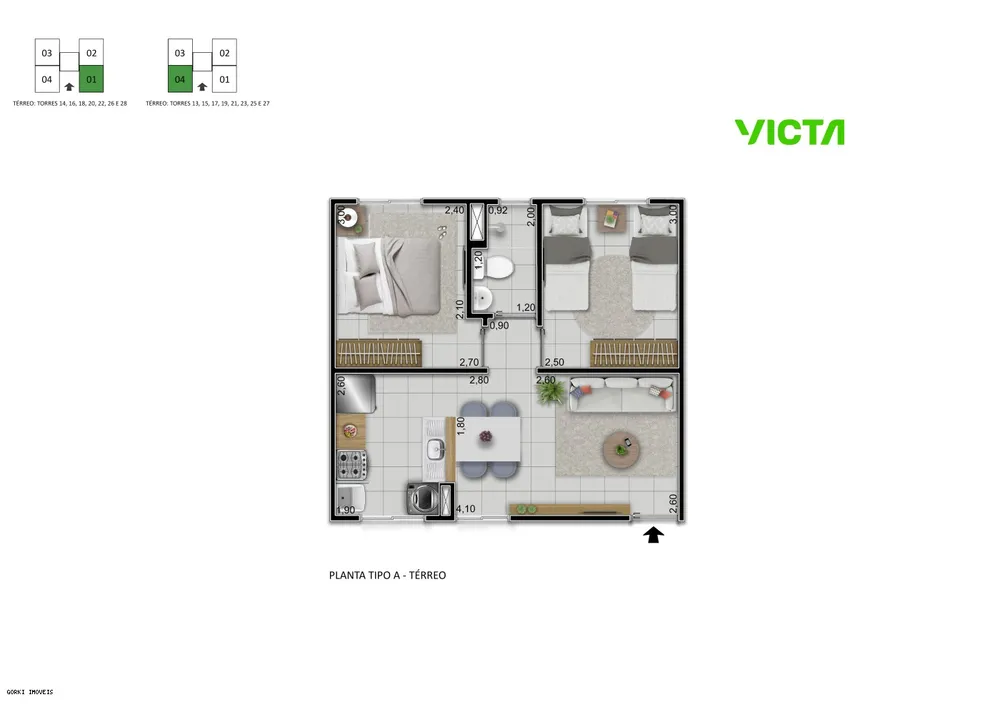 Apartamento, 2 quartos, 38 m² - Foto 11