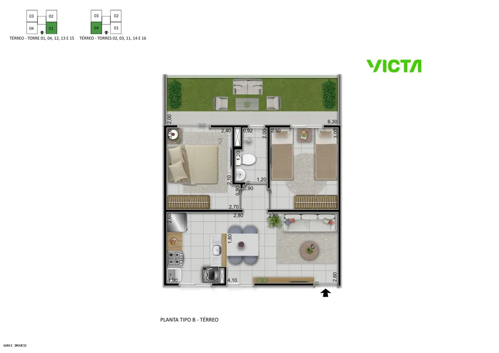 Apartamento, 2 quartos, 38 m² - Foto 12