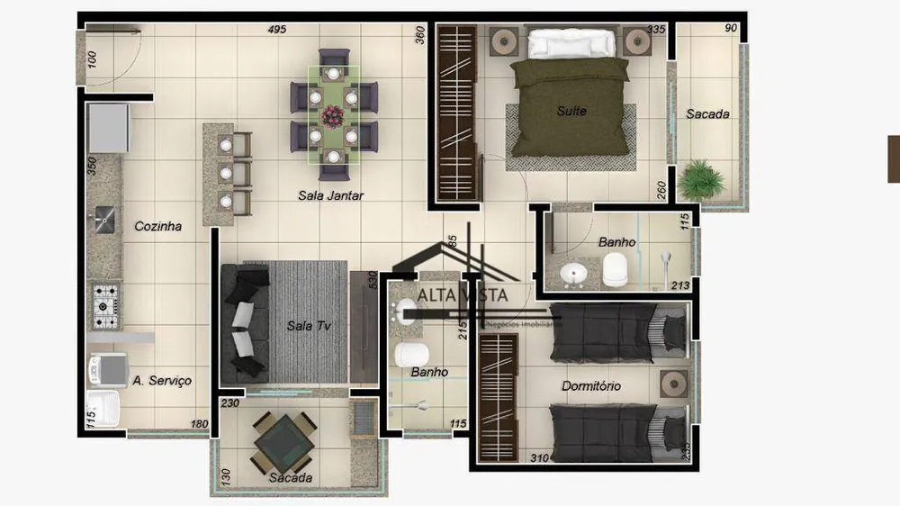 Apartamento, 2 quartos, 62 m² - Foto 12