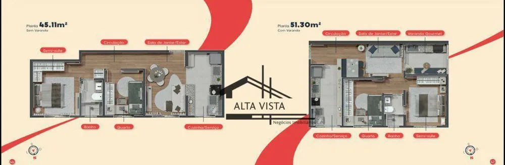 Apartamento, 2 quartos, 52 m² - Foto 8